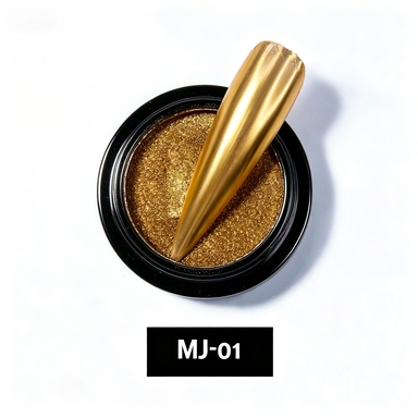 Mirror Chrome Nail Powder ,  Ultra Fine Magic Mirror Effect Powder for Nail Art DIY