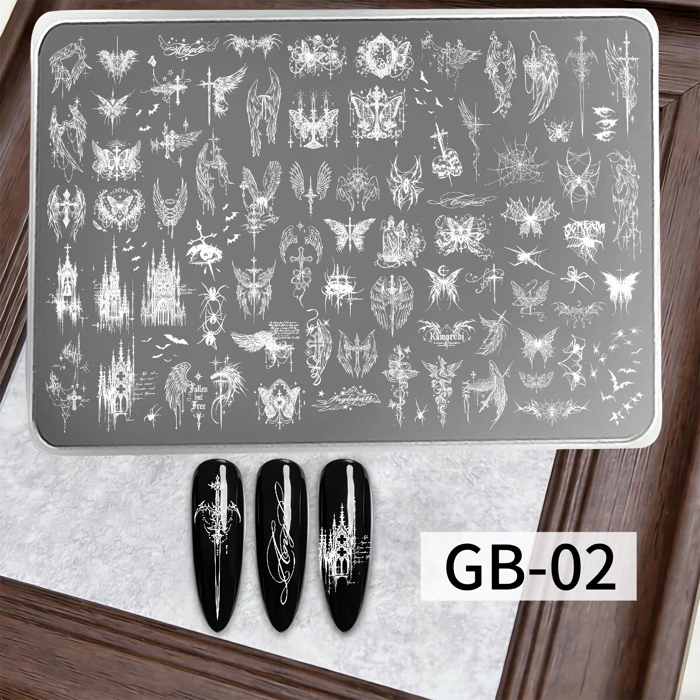 Nail Stamping Plates Set 12 Styles Lace Checkerboard Floral Butterfly Image Plates For DIY Nail Art Manicure Decor
