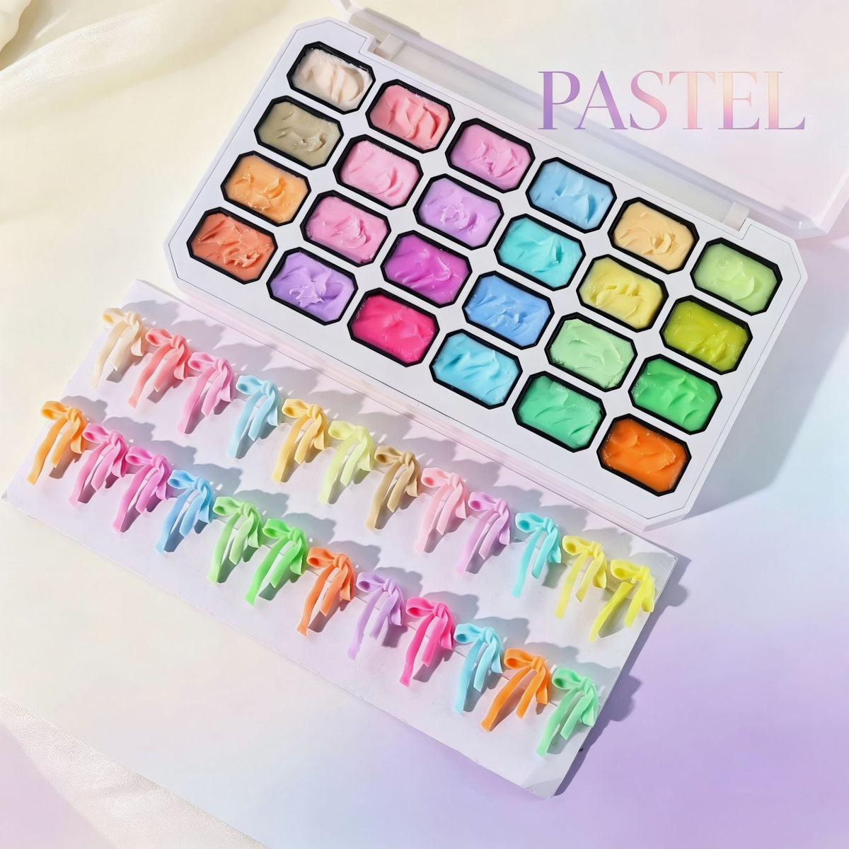 ANTINAI 5D Carving Gel Palette 24 Colors 3D Sculpting Painting Gel Solid Nail Gel For DIY Nail Art Embossed Decoration