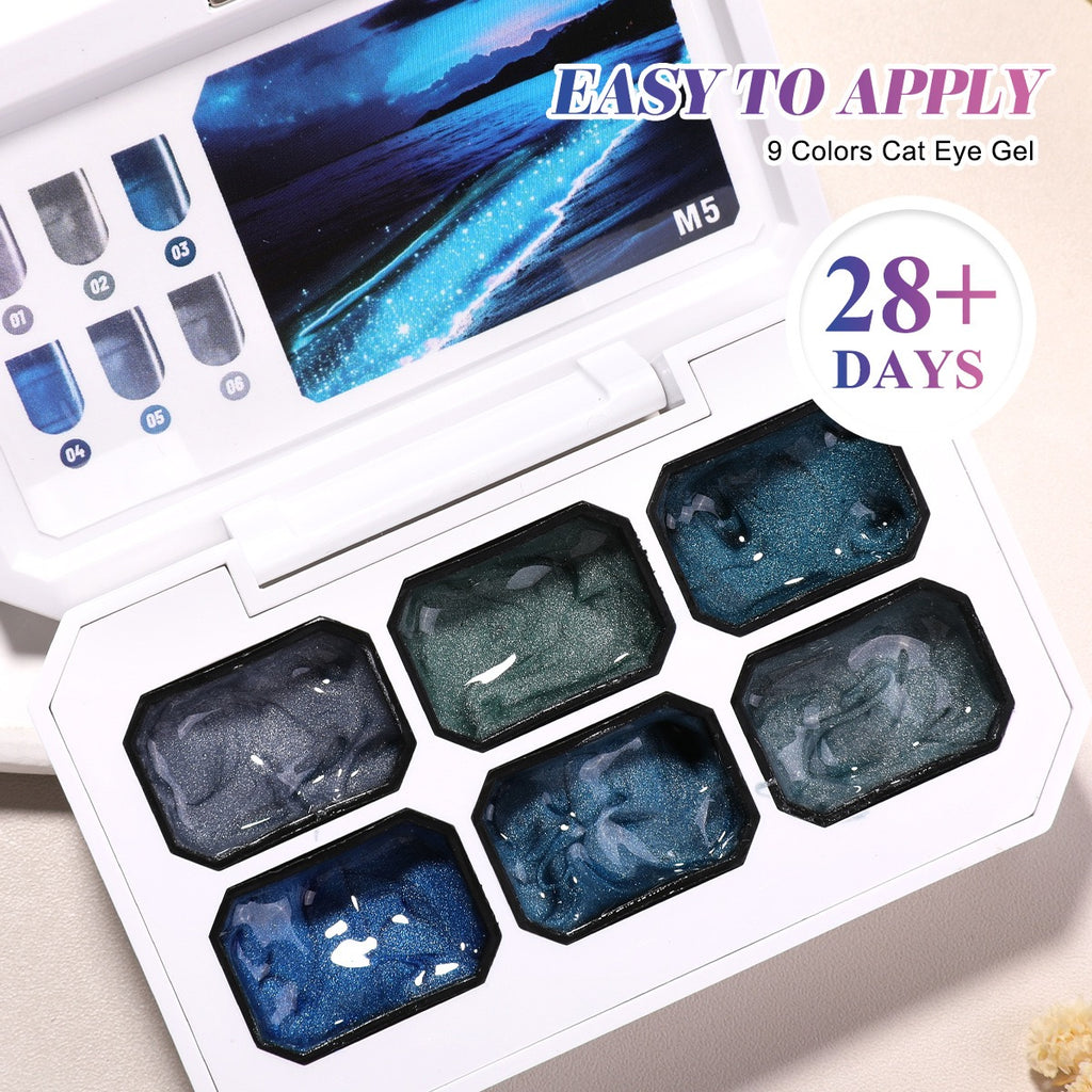6 Colors Chameleon Magnetic Cat Eye Gel Polish Set