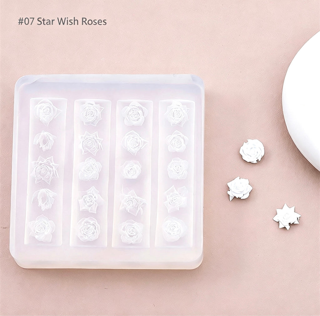 ANTINAI 3D Silicone Nail Art Molds | Embossed Nail Carving & Sculpture Silicone Templates