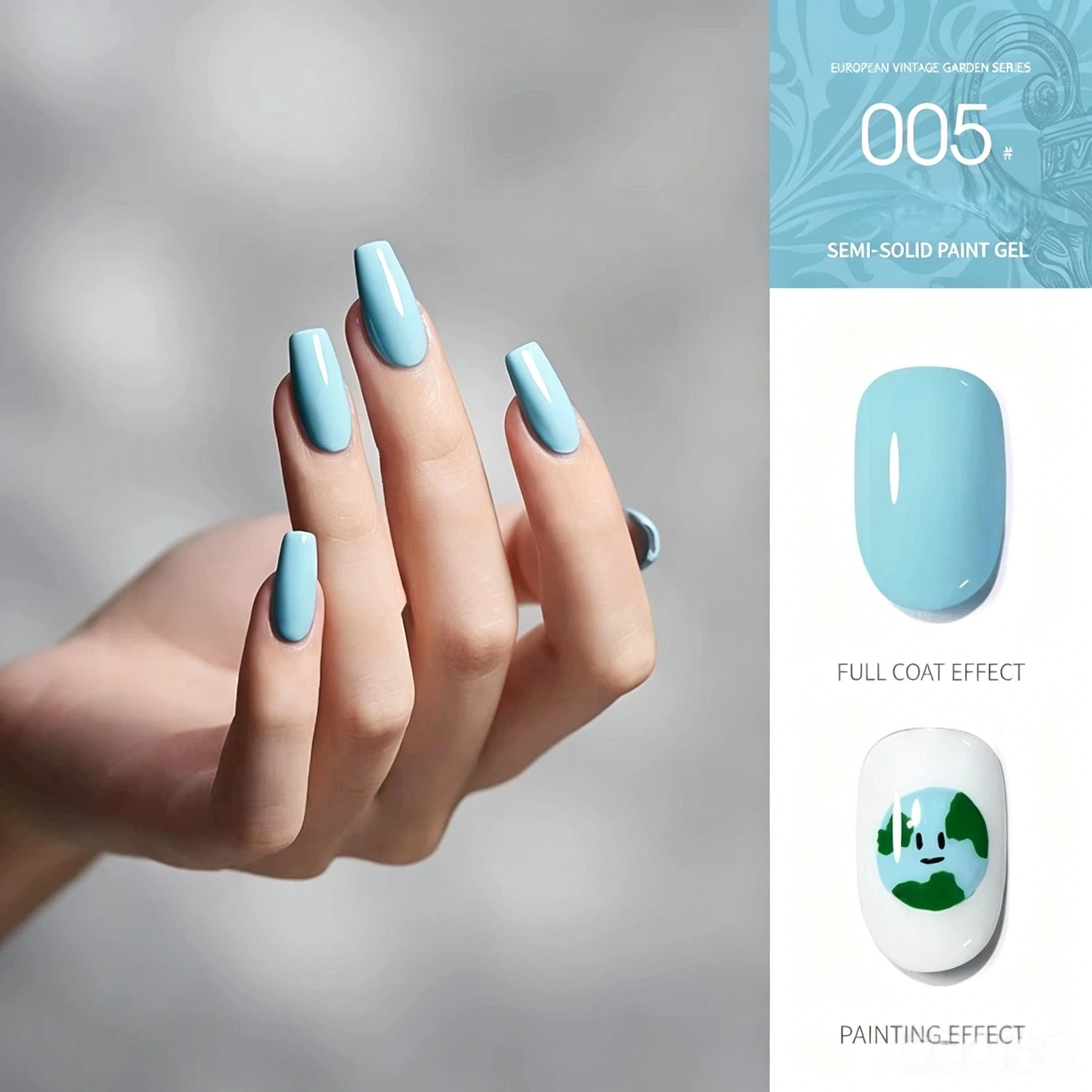 18 Colors Semi‑Solid Nail Paint Gel, Non‑Wipe Cream Gel for Nail Art Painting, Liner & DIY Manicure