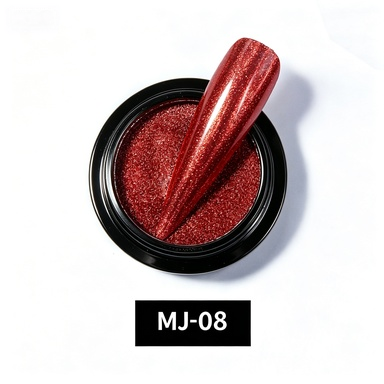 Mirror Chrome Nail Powder ,  Ultra Fine Magic Mirror Effect Powder for Nail Art DIY
