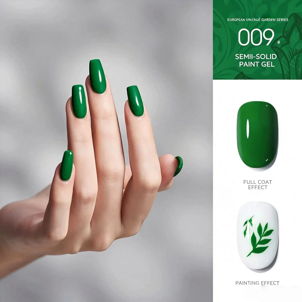 18 Colors Semi‑Solid Nail Paint Gel, Non‑Wipe Cream Gel for Nail Art Painting, Liner & DIY Manicure