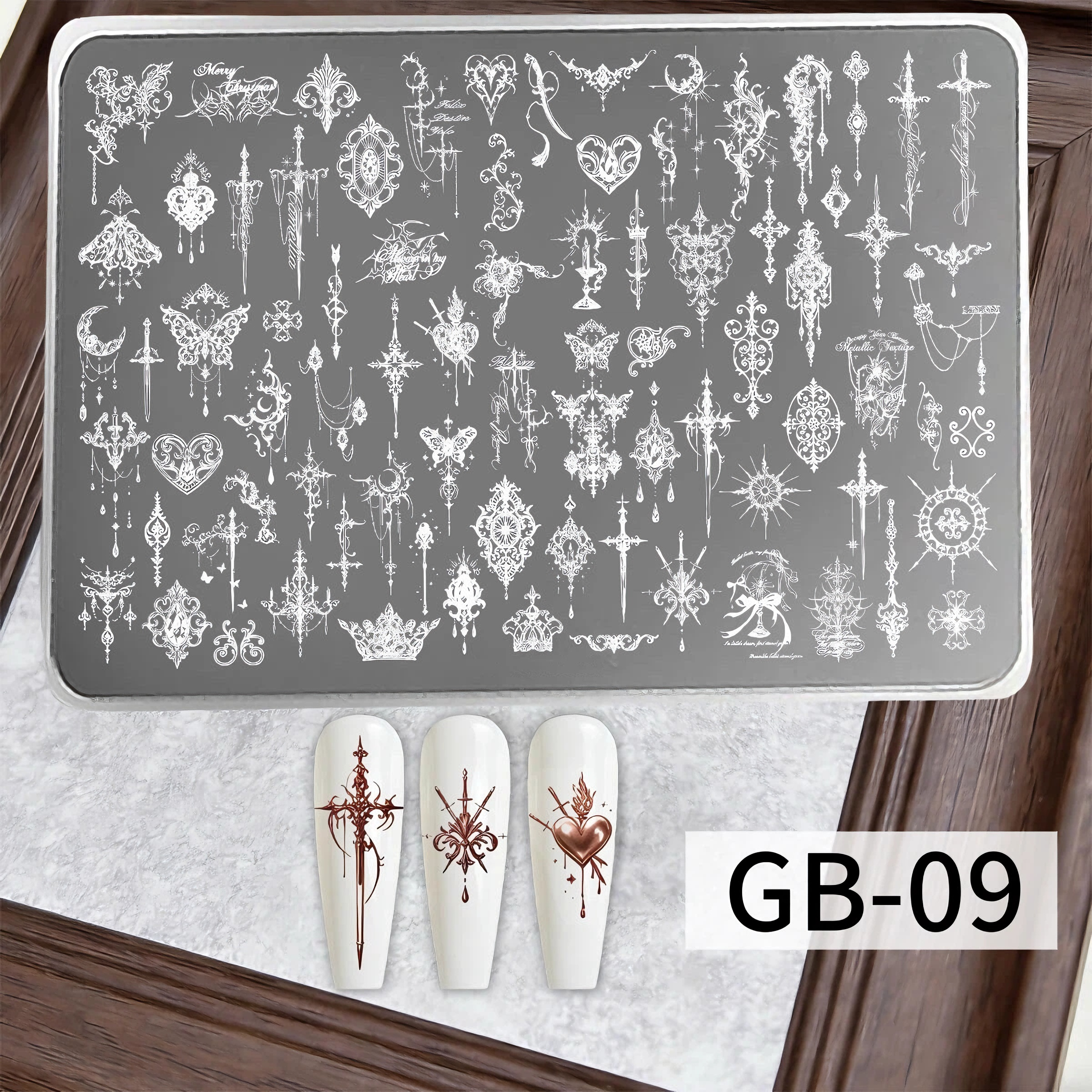 Nail Stamping Plates Set 12 Styles Lace Checkerboard Floral Butterfly Image Plates For DIY Nail Art Manicure Decor