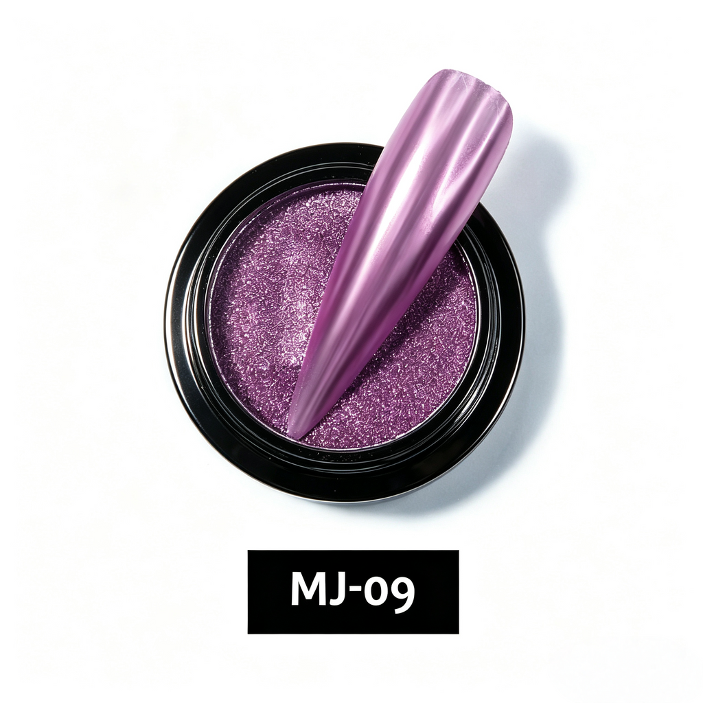 Mirror Chrome Nail Powder ,  Ultra Fine Magic Mirror Effect Powder for Nail Art DIY