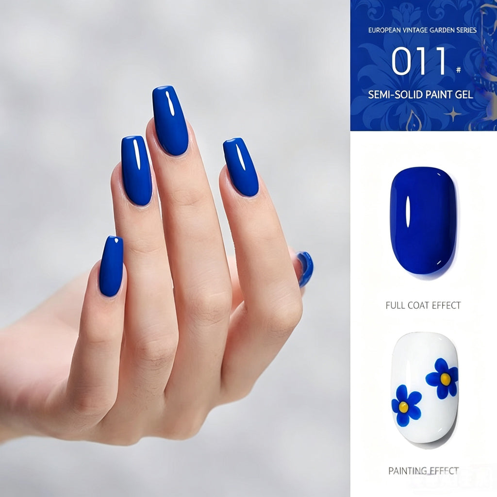 18 Colors Semi‑Solid Nail Paint Gel, Non‑Wipe Cream Gel for Nail Art Painting, Liner & DIY Manicure