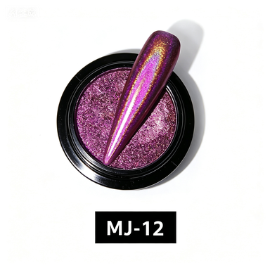 Mirror Chrome Nail Powder ,  Ultra Fine Magic Mirror Effect Powder for Nail Art DIY