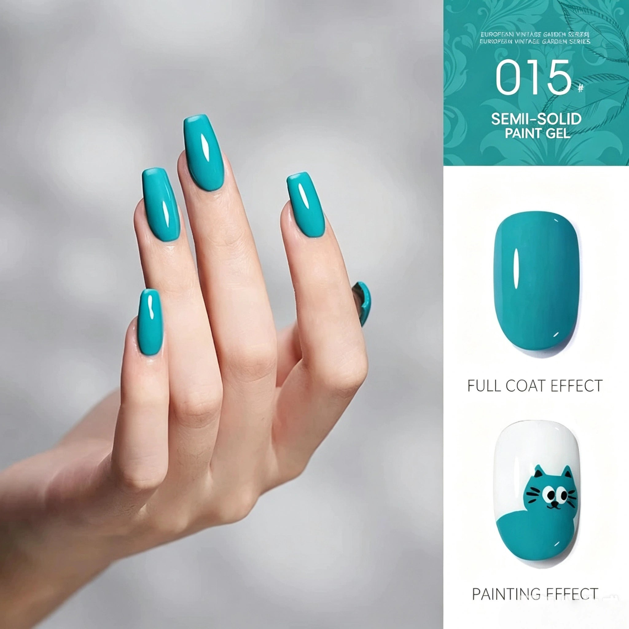 18 Colors Semi‑Solid Nail Paint Gel, Non‑Wipe Cream Gel for Nail Art Painting, Liner & DIY Manicure