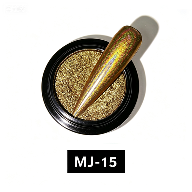 Mirror Chrome Nail Powder ,  Ultra Fine Magic Mirror Effect Powder for Nail Art DIY