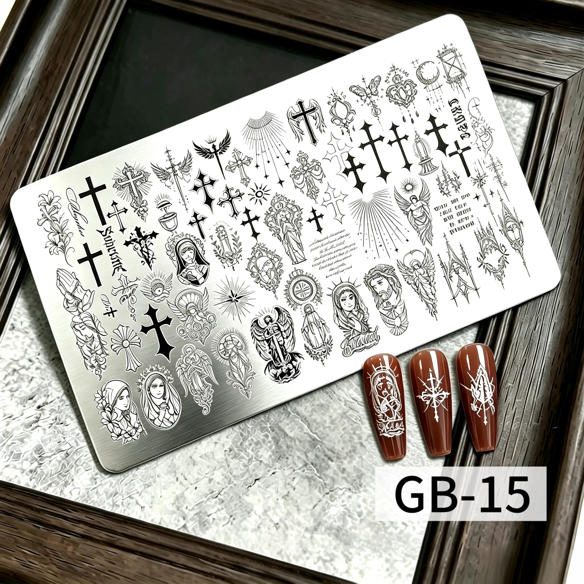 Nail Stamping Plates Set 12 Styles Lace Checkerboard Floral Butterfly Image Plates For DIY Nail Art Manicure Decor