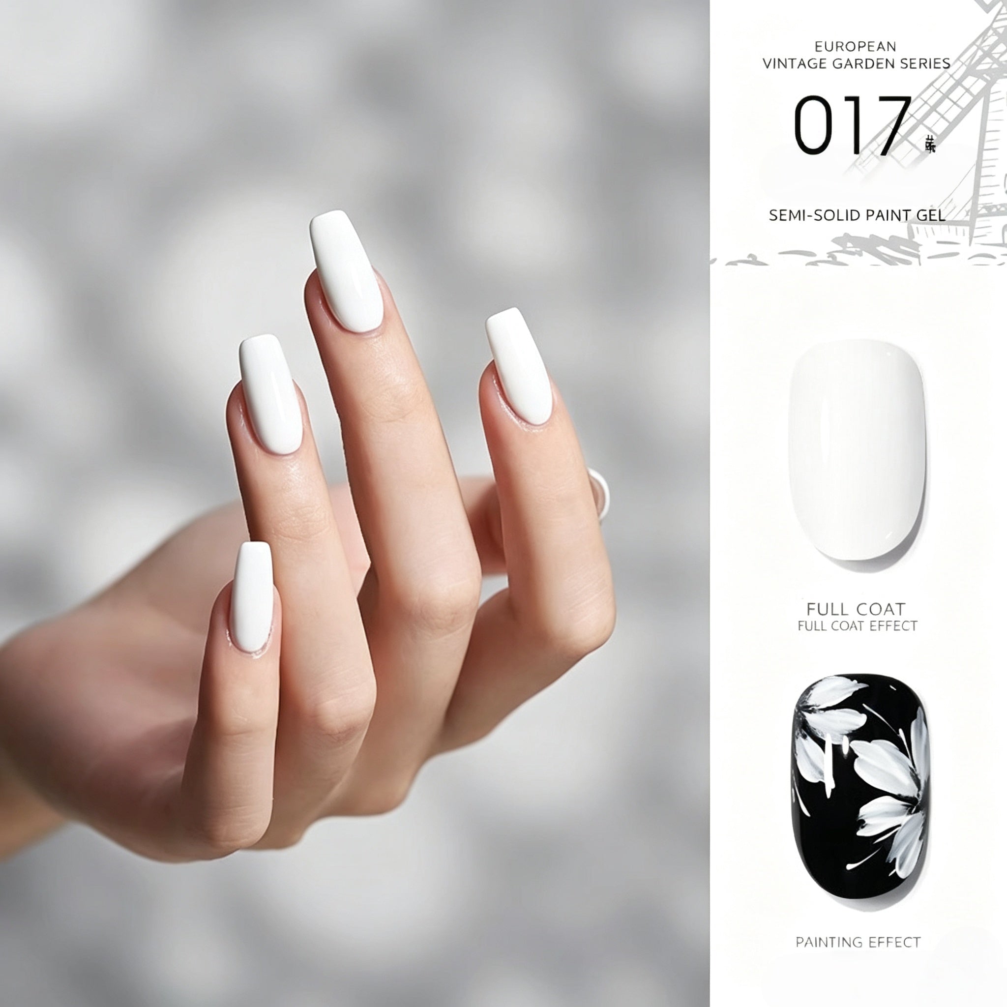 18 Colors Semi‑Solid Nail Paint Gel, Non‑Wipe Cream Gel for Nail Art Painting, Liner & DIY Manicure