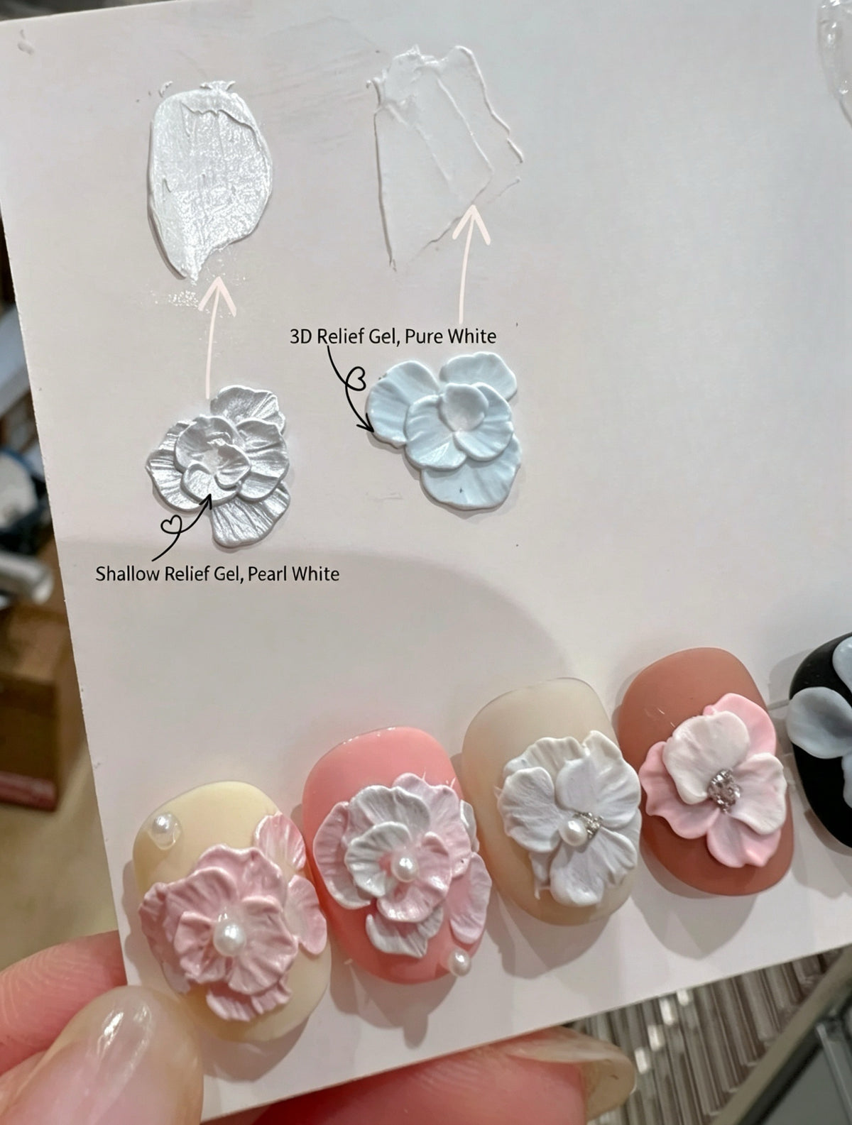 Cake Texture Embossing Gel, Cream Frosting 3D Nail Sculpting Gel
