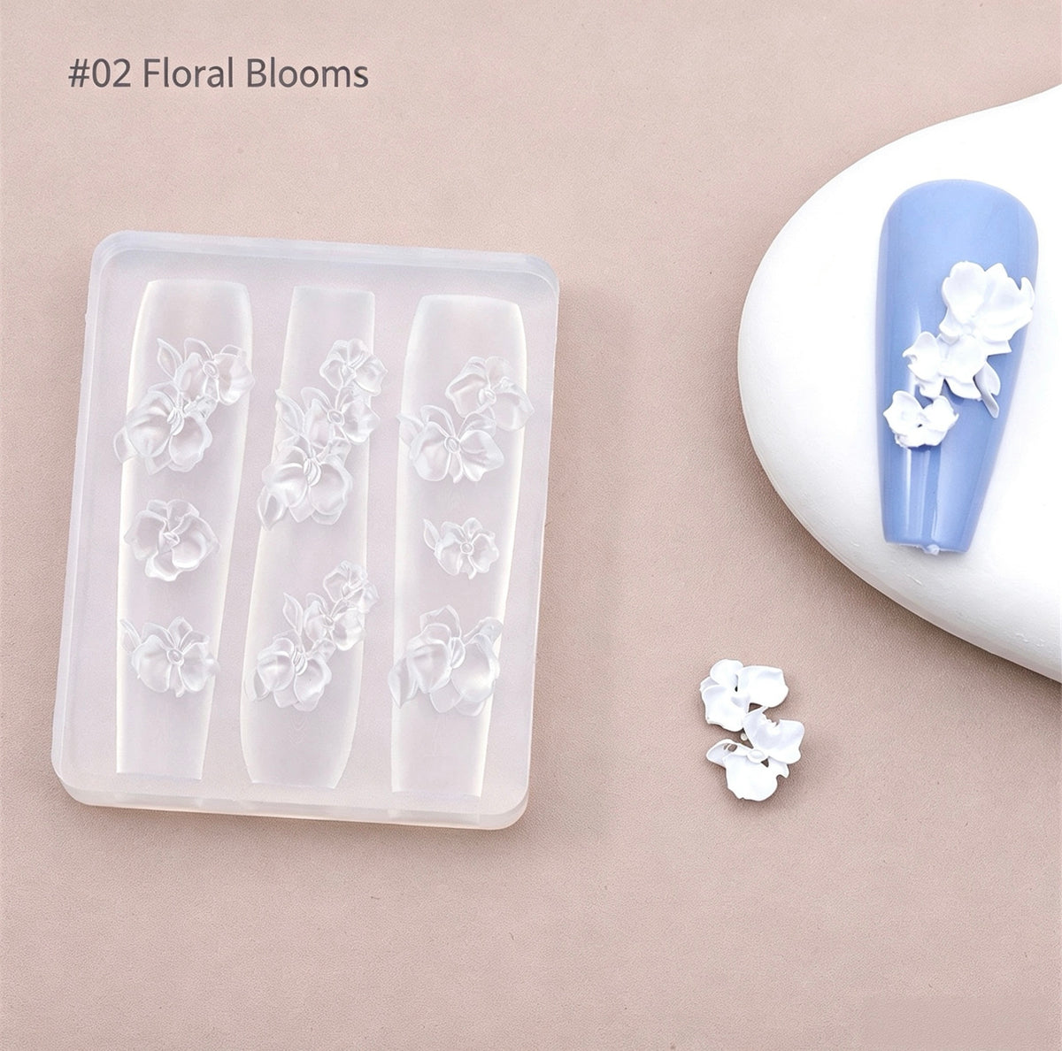 ANTINAI 3D Silicone Nail Art Molds | Embossed Nail Carving & Sculpture Silicone Templates