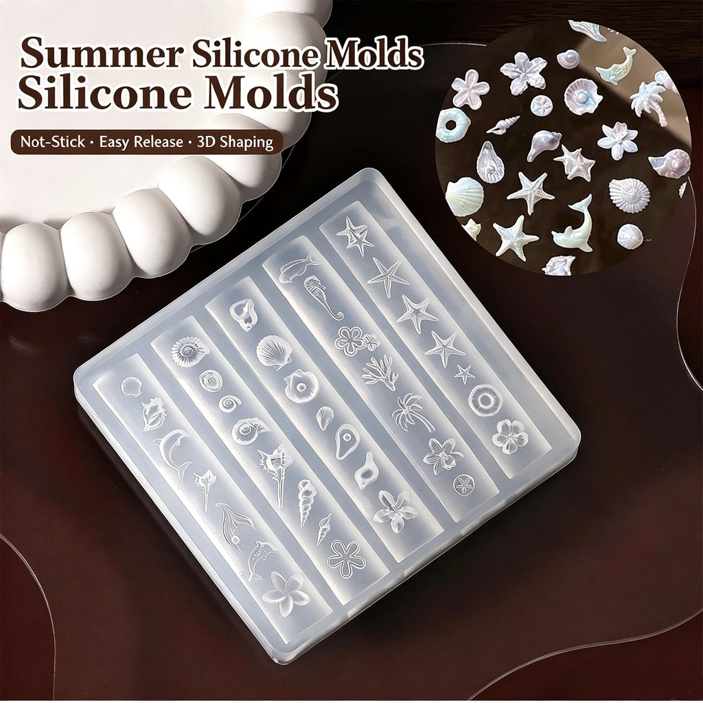 ANTINAI 3D Silicone Nail Art Molds | Embossed Nail Carving & Sculpture Silicone Templates