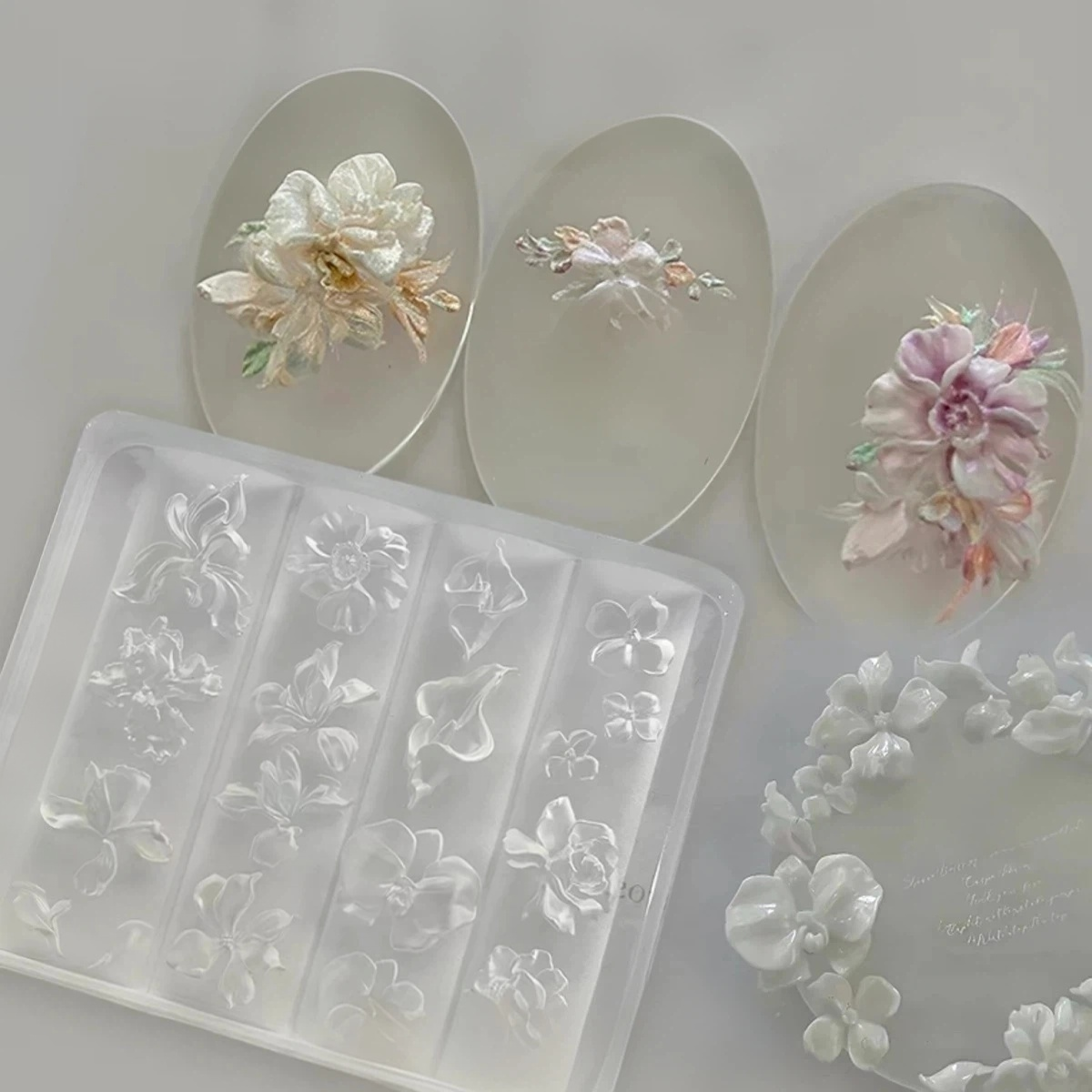 ANTINAI 3D Silicone Nail Art Molds | Embossed Nail Carving & Sculpture Silicone Templates