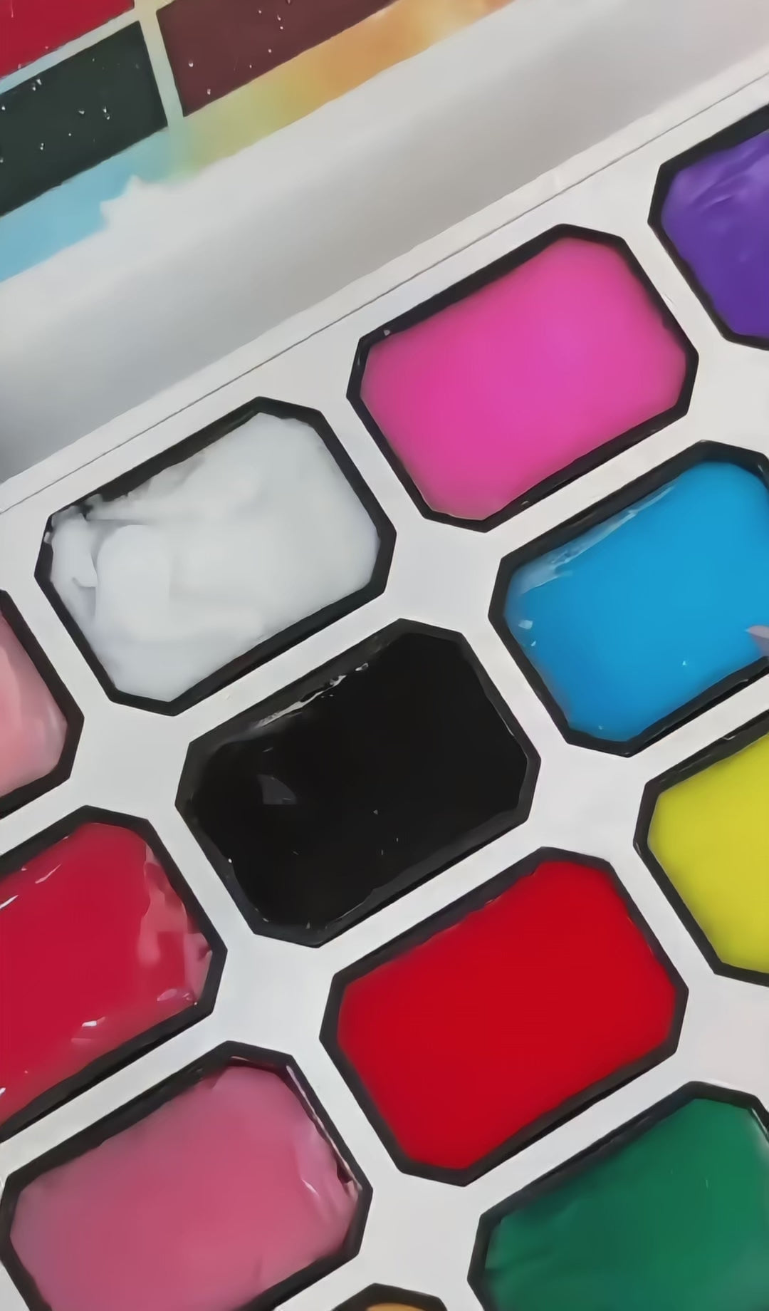 ANTINAI 5D Carving Gel Palette 24 Colors 3D Sculpting Painting Gel Solid Nail Gel For DIY Nail Art Embossed Decoration
