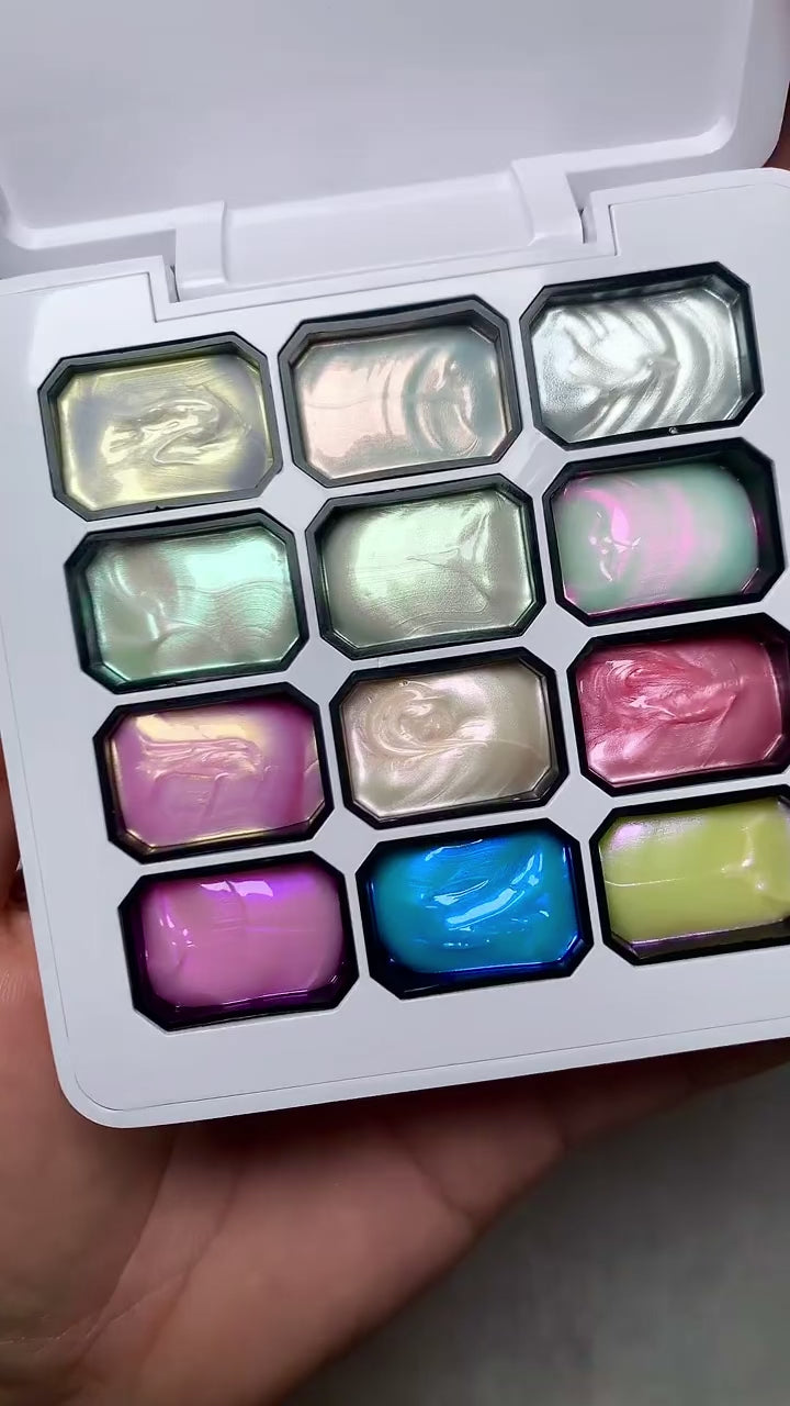 ANTINAI 12‑Colors  Patting Gel, HEMA‑Free & TPO‑Free Non‑Toxic Pigment Paste, Professional Salon Nail Supplies